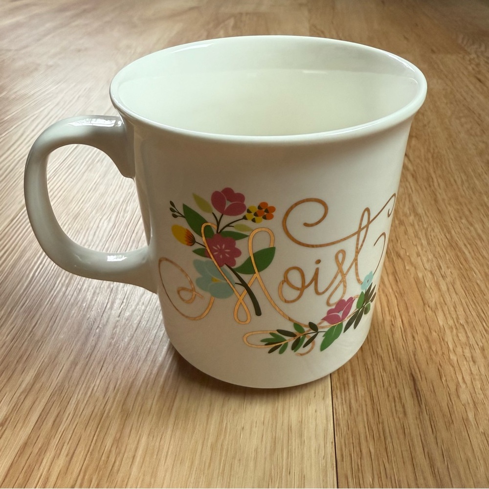 "Moist" Elegant Floral Mug Muggin’ Out Genuine Fred Funny Novelty Coffee Tea